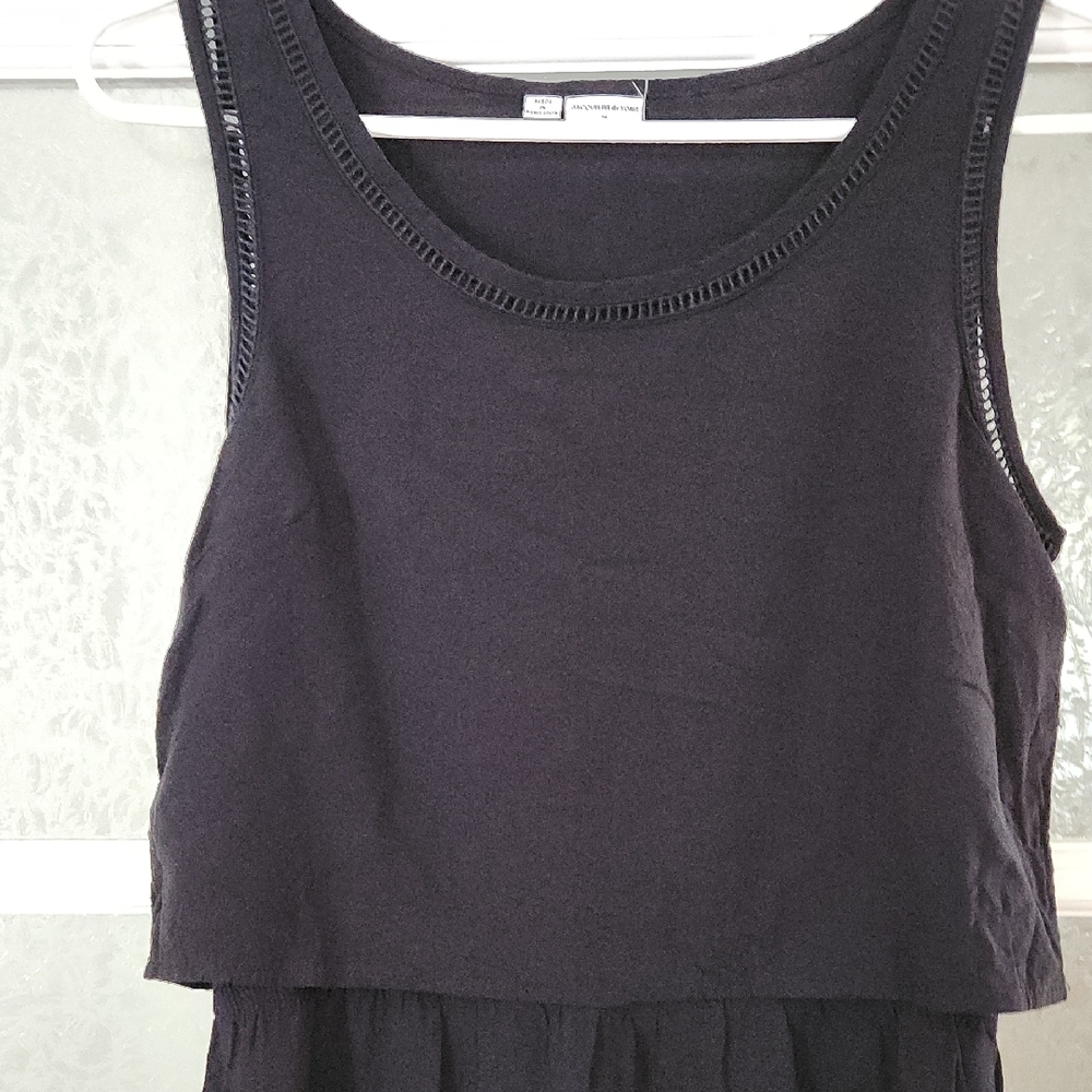 2/25$***JACQUELINE DE YOUNG / Black Sleeveless Dress